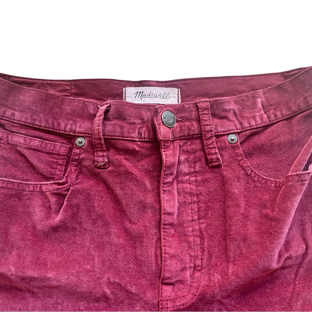 Madewell Women's Skinny High Rise Cords Size 28